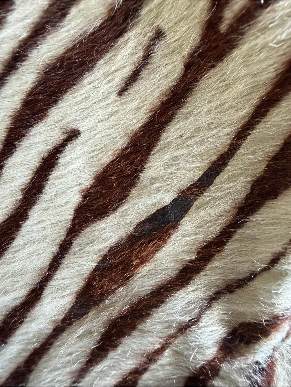 Brighton Black and Brown Zebra Haircalf Tote with Heart Charm